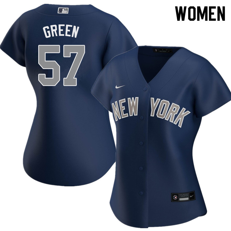 2020 Nike Women #57 Chad Green New York Yankees Baseball Jerseys Sale-Navy